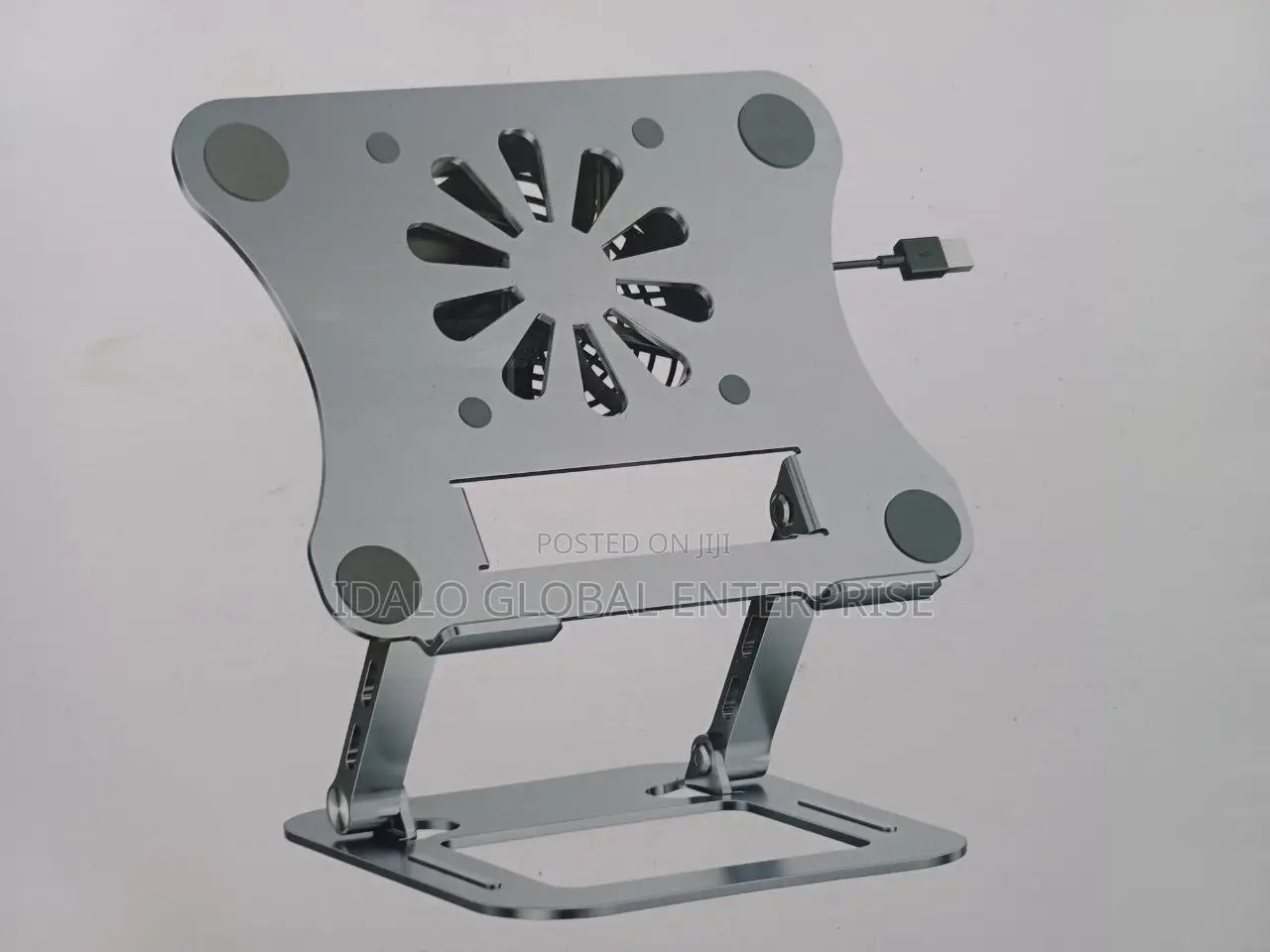 Adjustable Laptop Stand With Cooling Fan