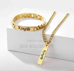 Engraving on Wrist Chain and Necklace With the Material