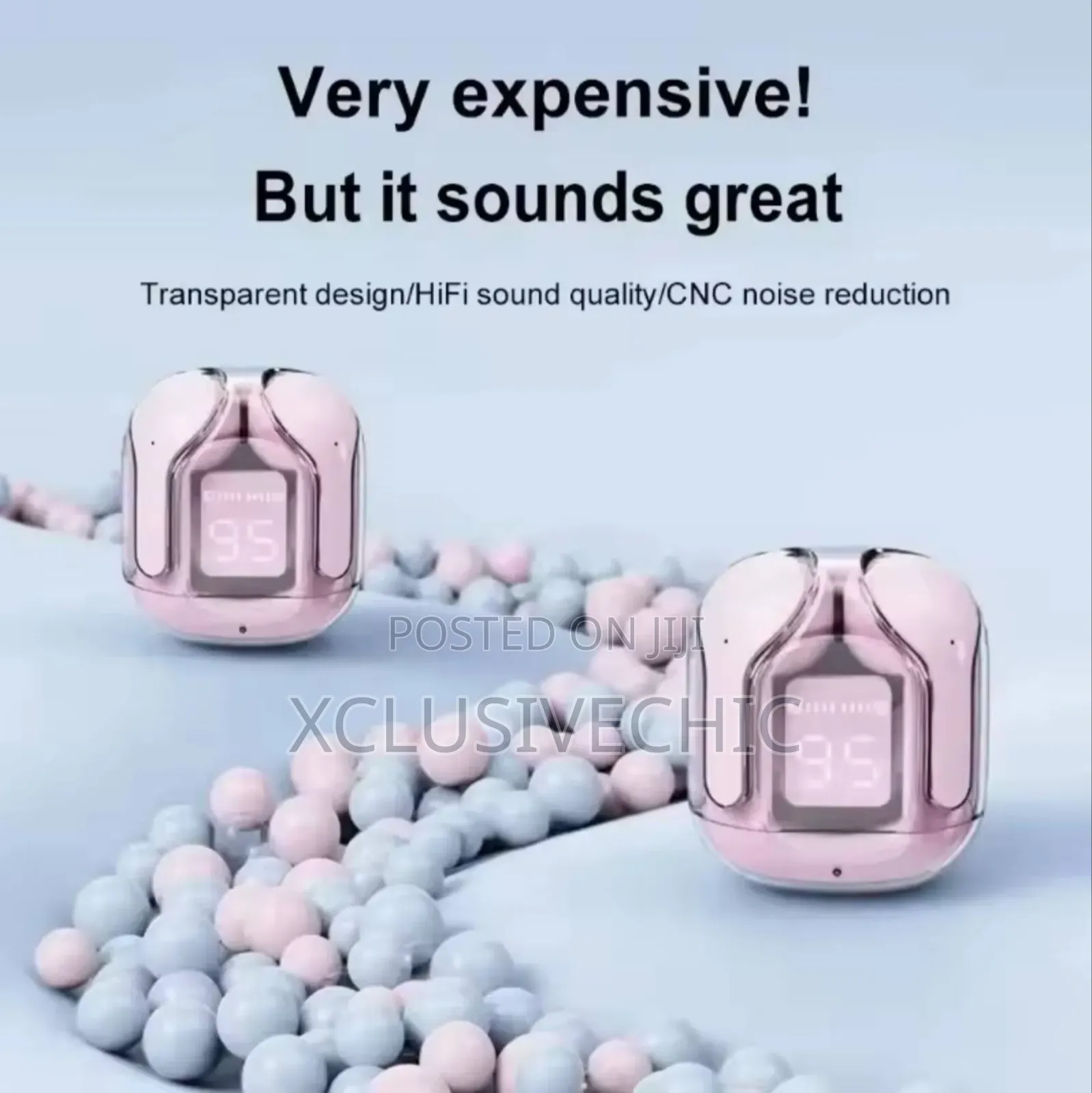 Original T2 TWS Wireless Transparent Earbuds