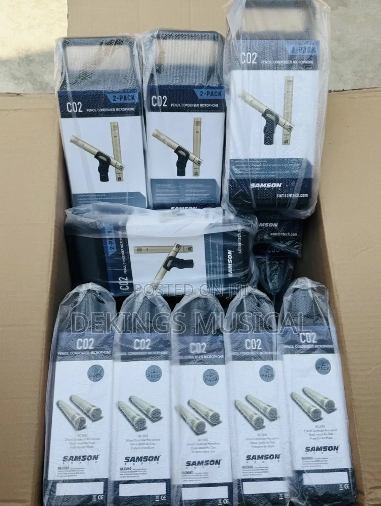 Samson C02 Pencil Condenser Microphone Pair