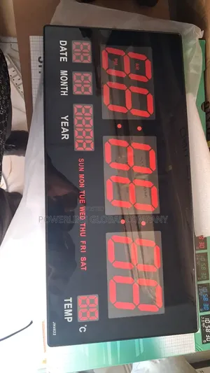 Display Digital Wall Clock for Homes/ Restaurants/ Offices / Schools