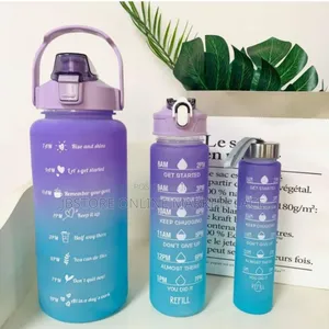 Motivational Water Bottles Designed to Help Track Daily Hydration Goal