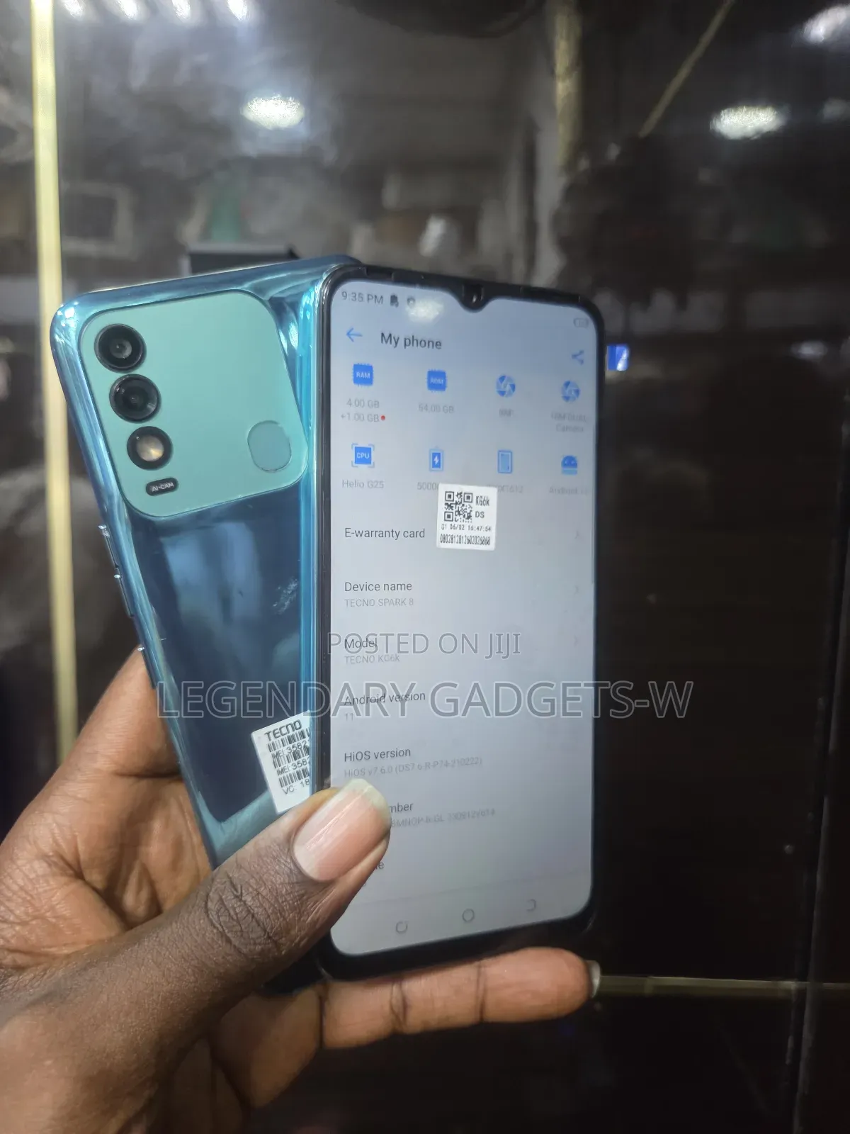 Tecno Spark 8 64 GB Blue