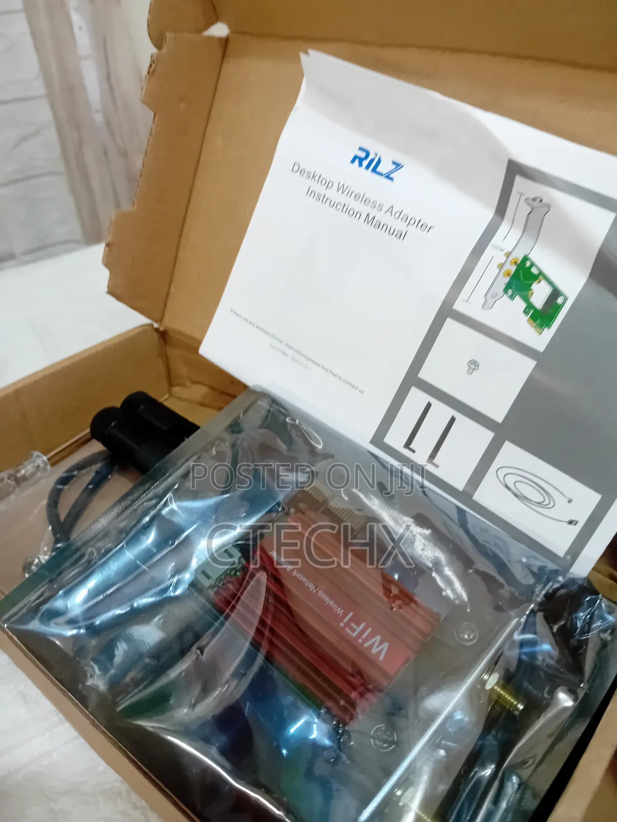 Desktop Wireless Pcie Wifi 6 Adapter Tri-Band
