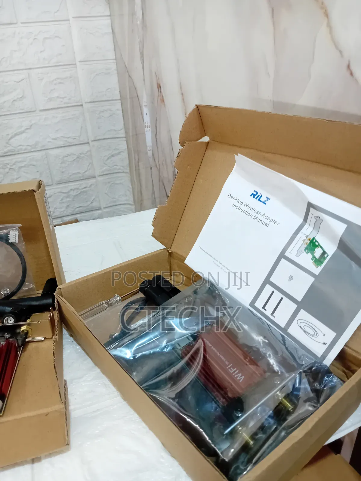 Desktop Wireless Pcie Wifi 6 Adapter Tri-Band