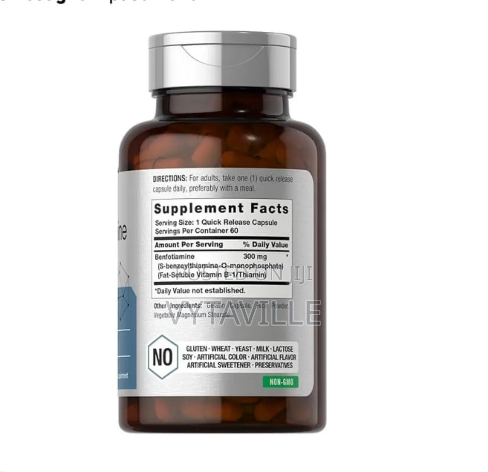 Horbaach Benfotiamine 300mg Capsules X 60