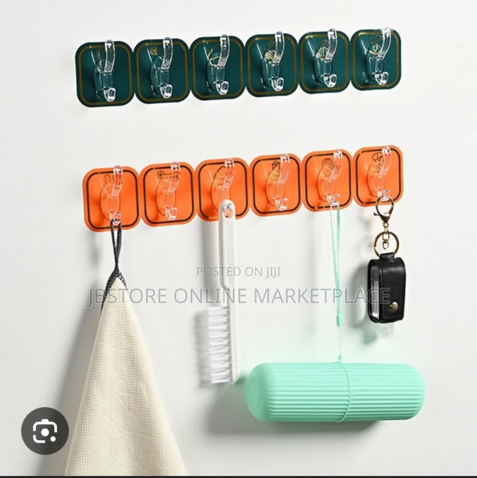 6-in-1 Self-Adhesiv Wall Hook Designed 4 Organization Without Drilling