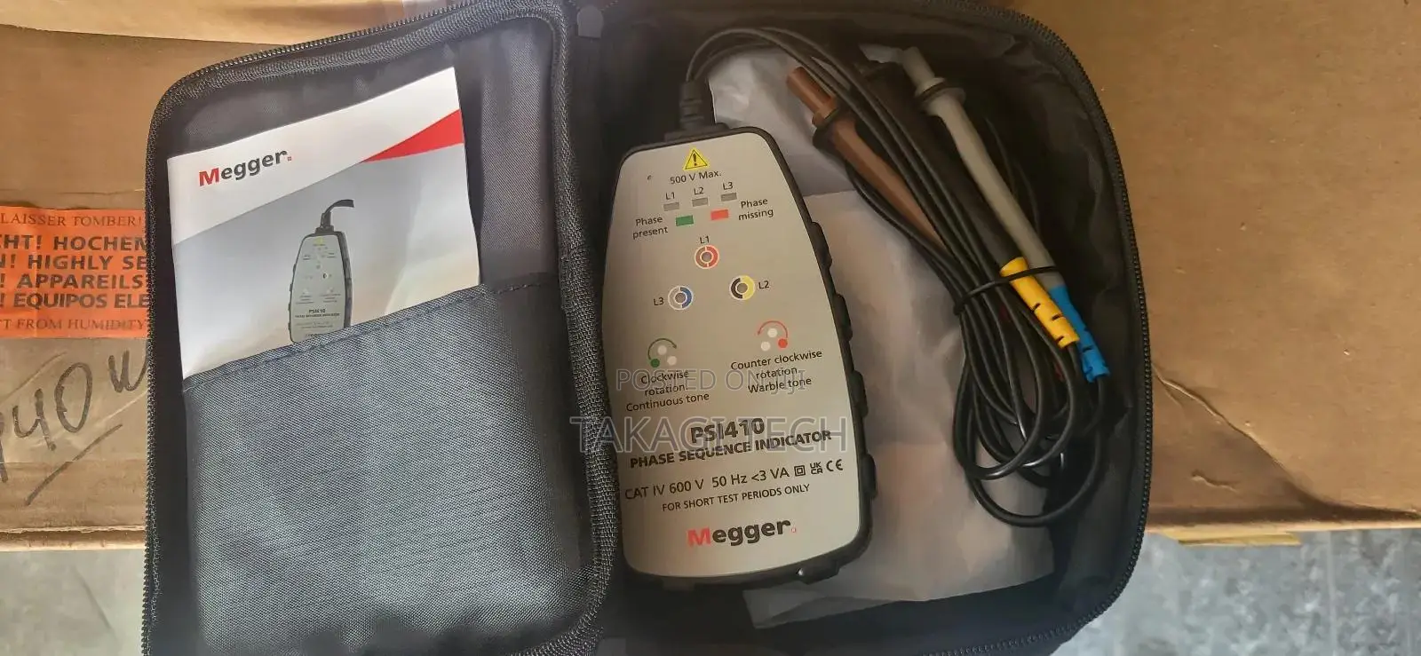Megger Psi410 Phase Sequence Indicator