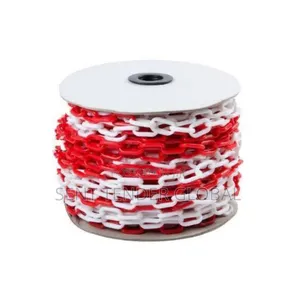 8meter Safety Red And White Plastic Chain