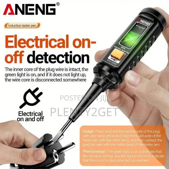 Aneng B15 Dc Detection Tester One-Word Screwdriver Indicator Light Met