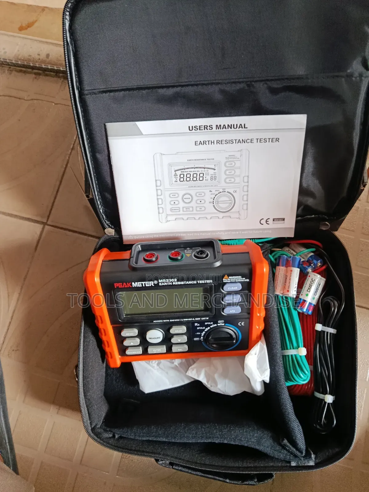 Digital Earth Resistance Tester