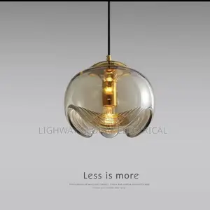 Modern Luxury Medieval European Glass Pendant Dropping Light