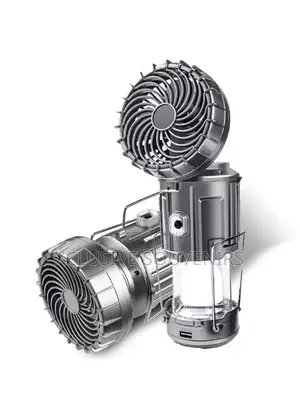 Led Rechargeable Camping Lantern With Fan