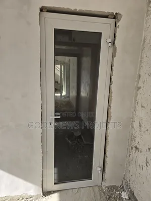 Laminated Glass Aluminium Hinged Door