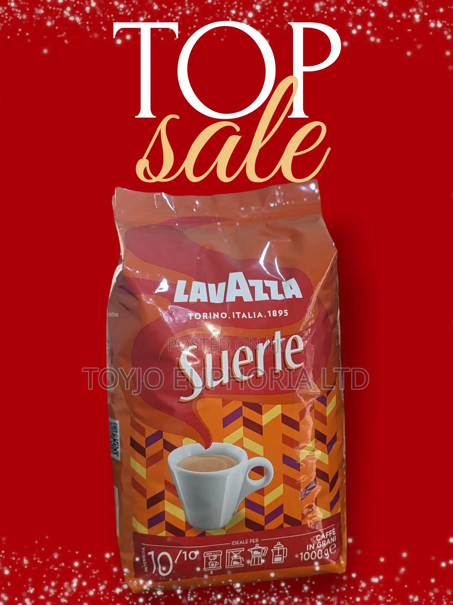 Lavazza Coffee Bean "Suerte"