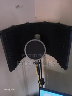 Music Studio(C1 Microphone, Umc 22 Soundcard, Isolation Shield, E.T.C)