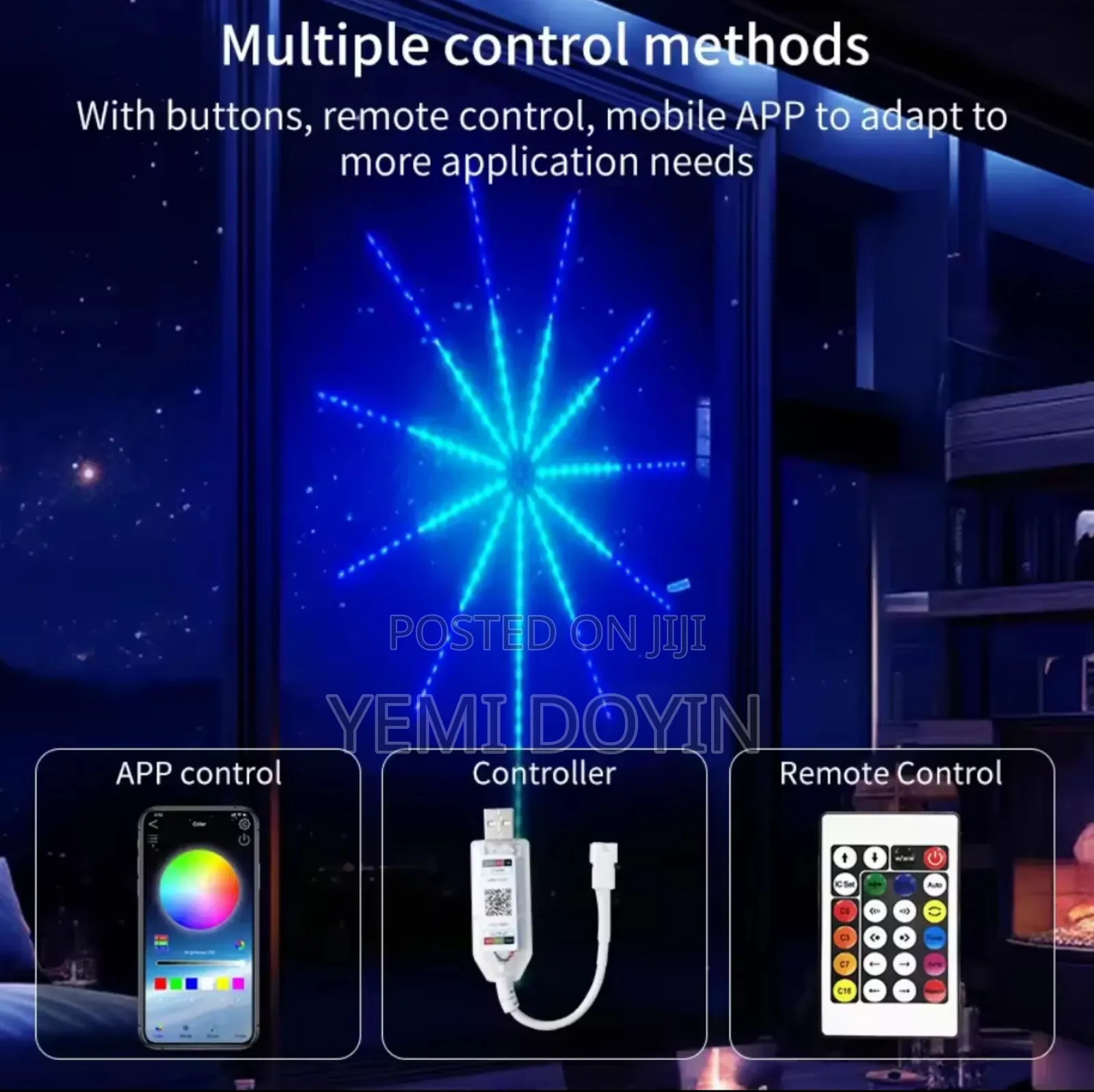 Bluetooth Smart 180-Led Firework Lights (Dream Color Rgbic)