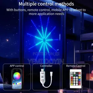 Bluetooth Smart 180-Led Firework Lights (Dream Color Rgbic)