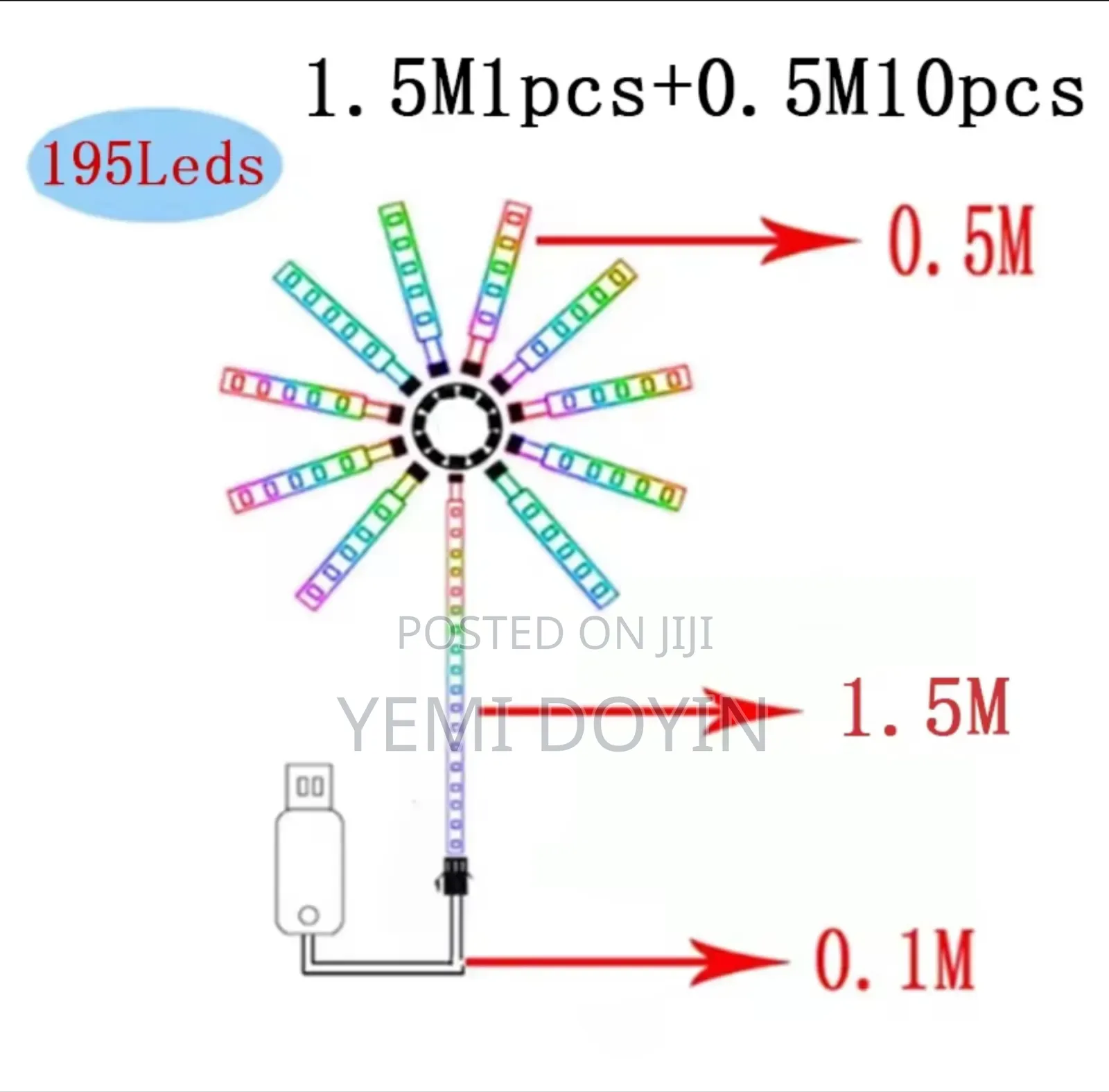 Bluetooth Smart 180-Led Firework Lights (Dream Color Rgbic)