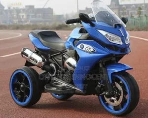 Premium Kids' Electric Ride-on Power Bike - Blue