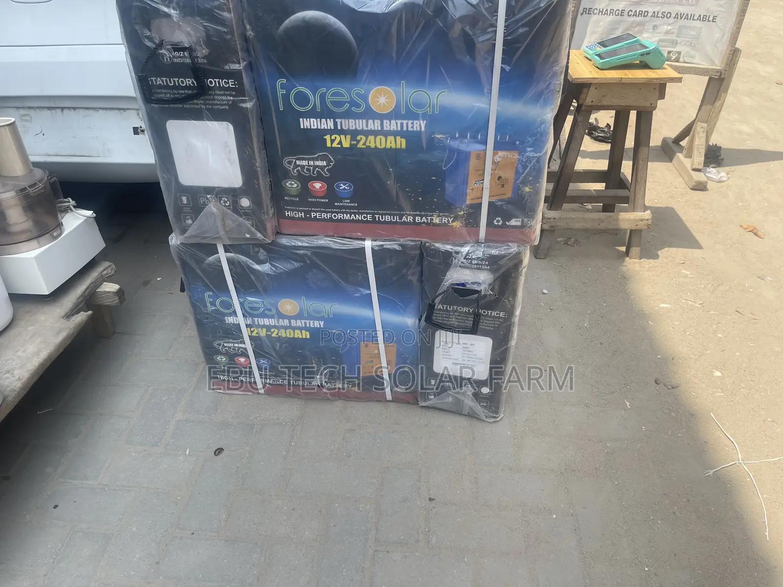 Fox Solar Tubular Battery 240ahrs