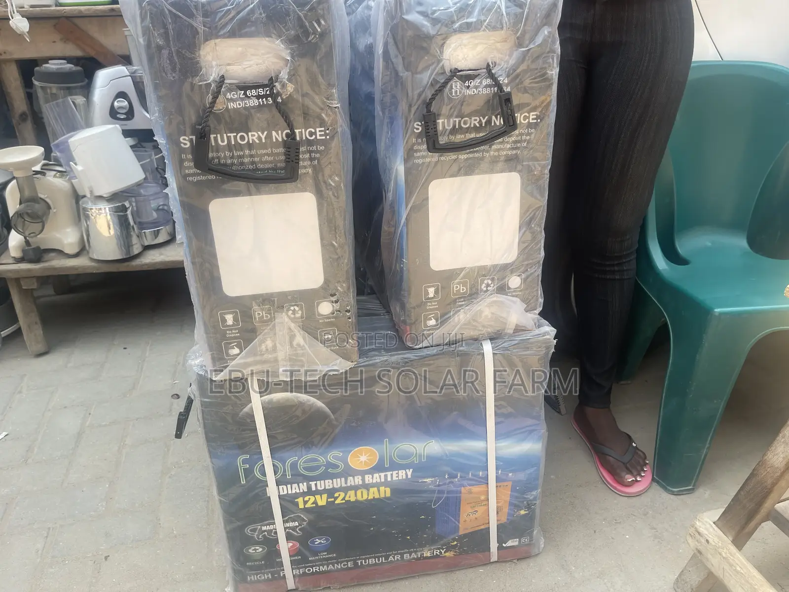 Fox Solar Tubular Battery 240ahrs