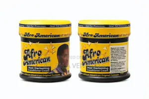 Afro American Hair Darkening Cream -Restores Nastural Hair Color 100g