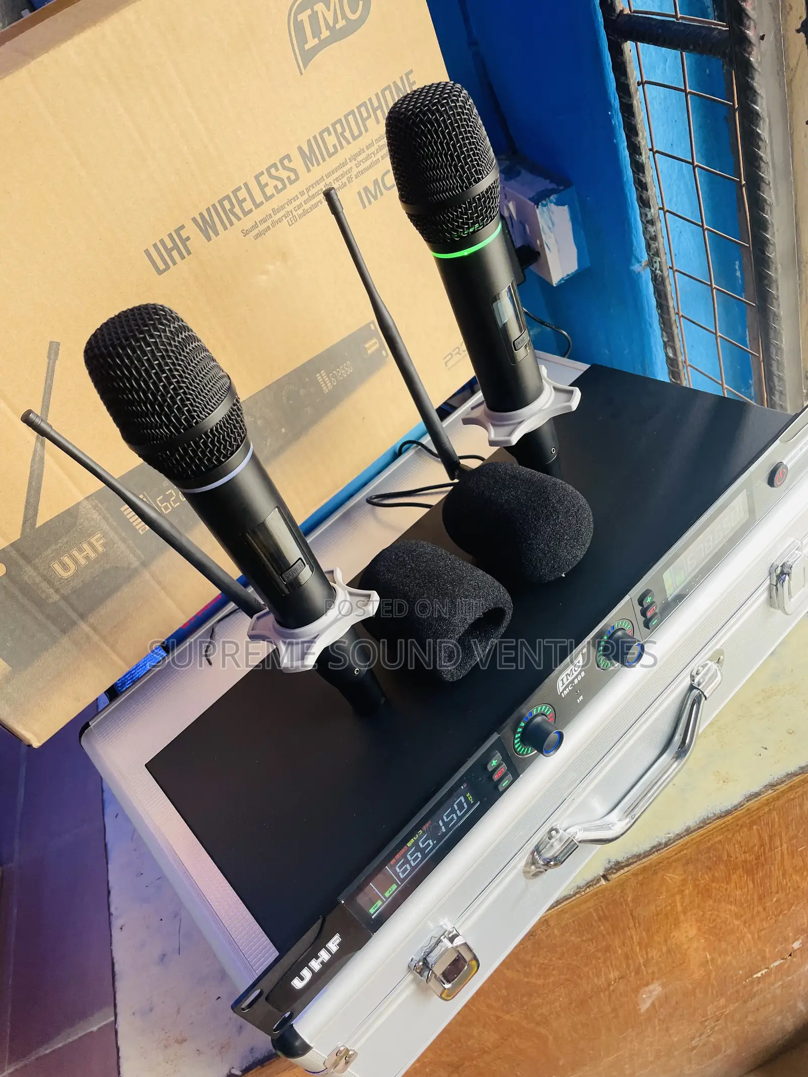 High Quality Imc Dual Handheld Wireless Microphone