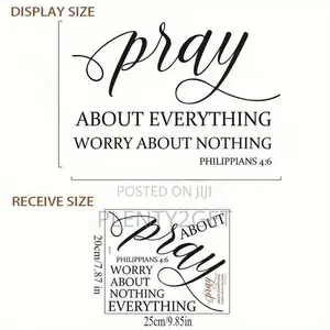 Classic Removable PVC Wall Stickers, Inspirational English Phrases