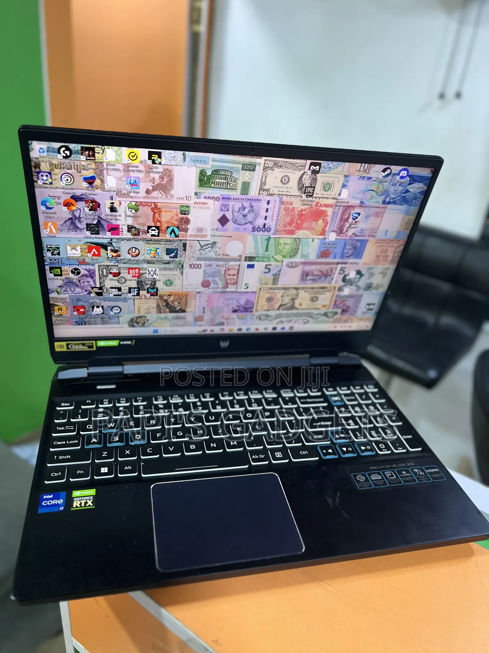 Laptop Acer Predator Helios 300 16GB Intel Core i7 SSD 512GB