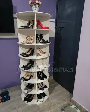 Rotating Bag Shoe Rack