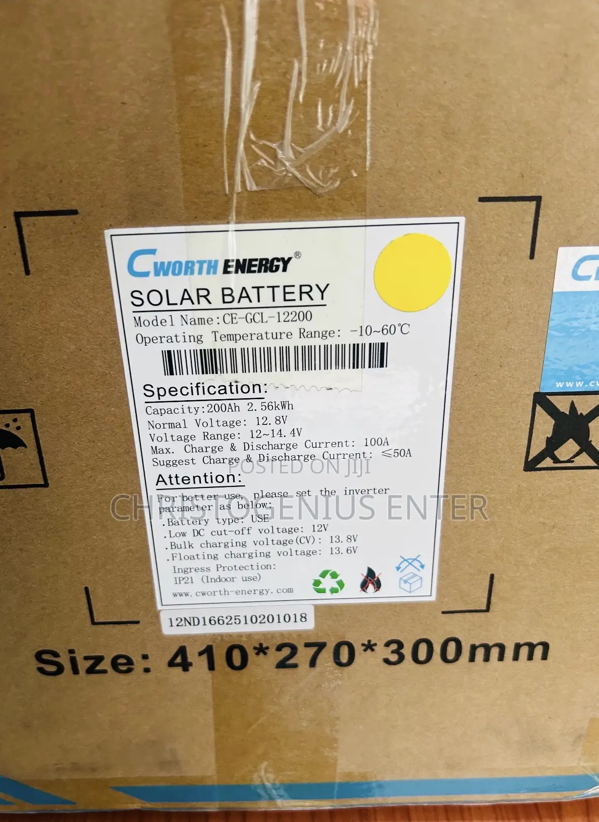 2500wh Lithium Batteries Cworth