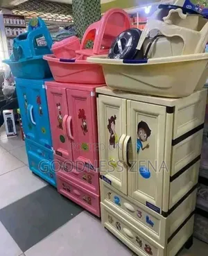 Children Foreign Wardrobe With Drawer