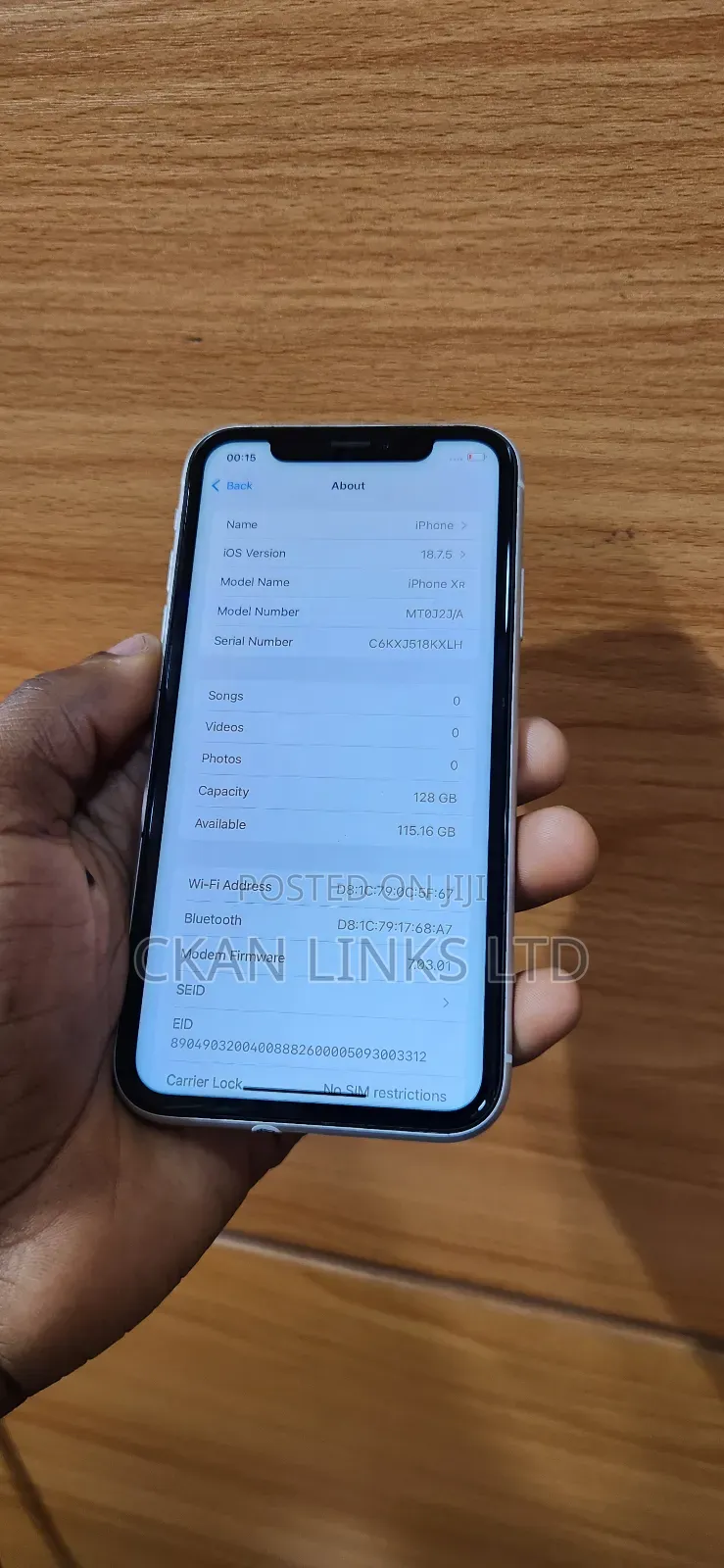 Apple iPhone XR 128 GB White