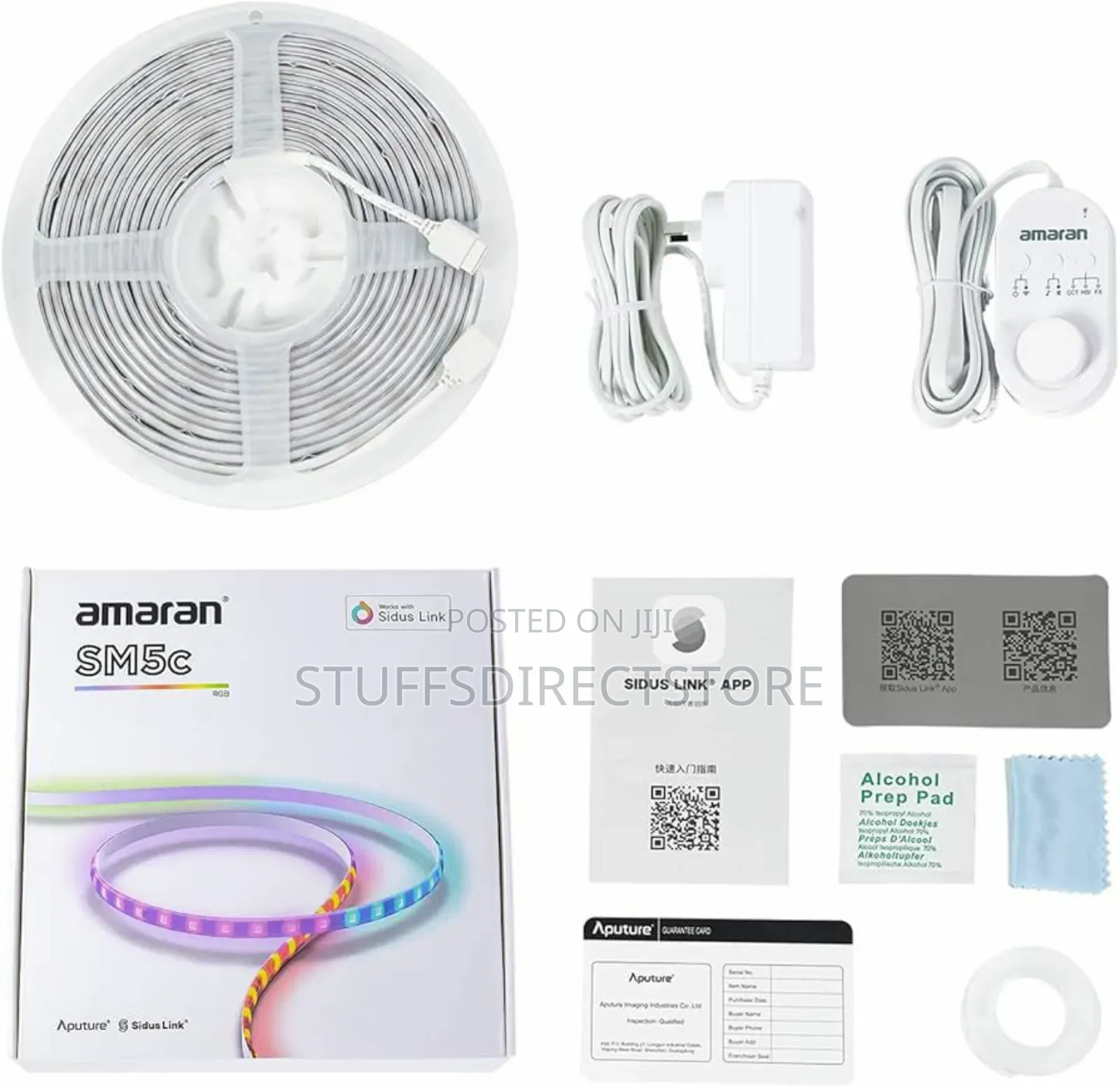 Aputure Amaran Sm5c 16.4ft RGB Smart Pixel Strip Led Light