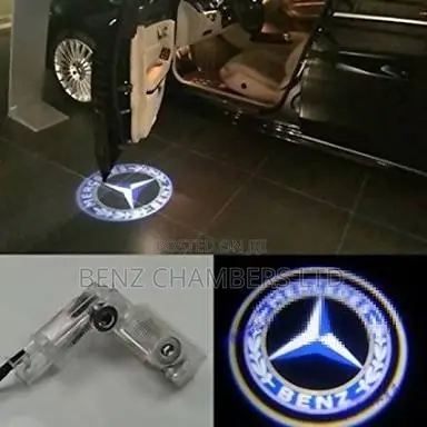 Benz LED Welcome Light With Logo