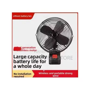 Rechergeable Lithium Battery Fan High Wind Power
