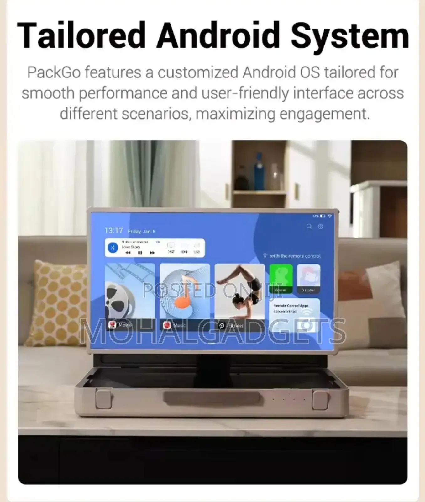 27" Briefcase Smart Android Screen( 128gb)