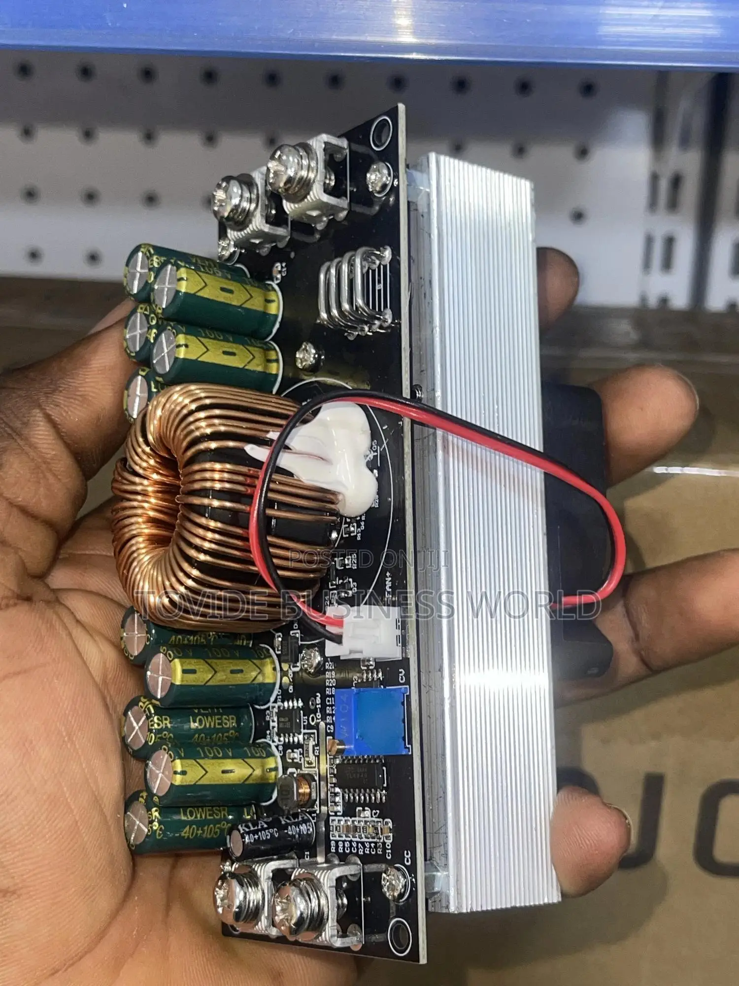 1500w 50a Dc-Dc Step Down (Buck) Converter With Cooling Fan