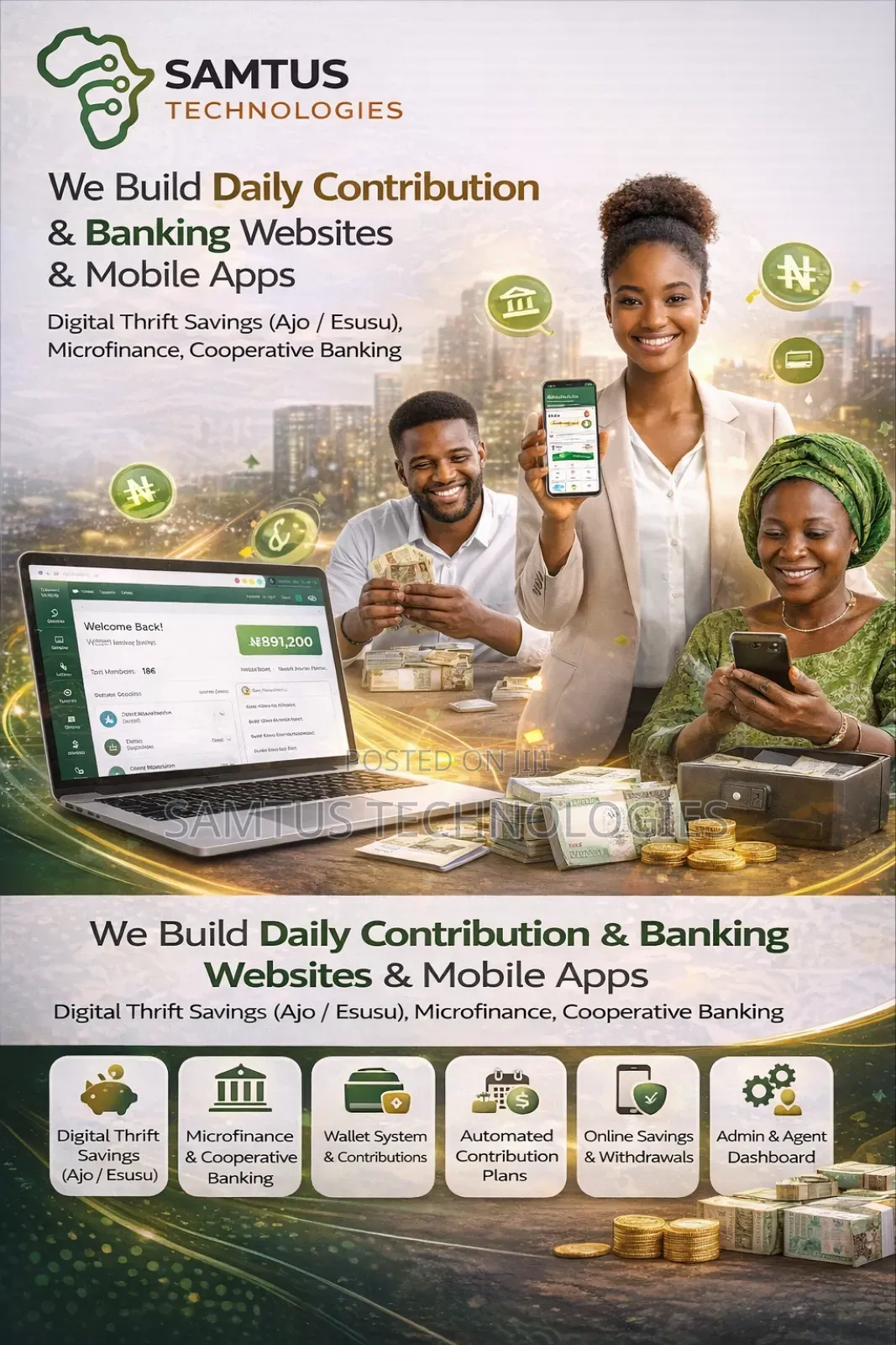 Daily Contribution/Mini Banking Platform