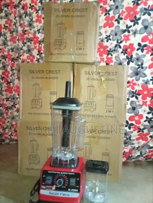 Brand New 10,000w and 8500w Silver Crest Blender With 2 Cups