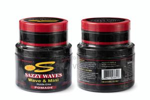 2in1 Sazzy Waves Cream Mini Pomade Ultrablack Relaxer