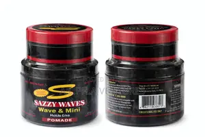 2in1 Sazzy Waves Cream Mini Pomade Ultrablack Relaxer