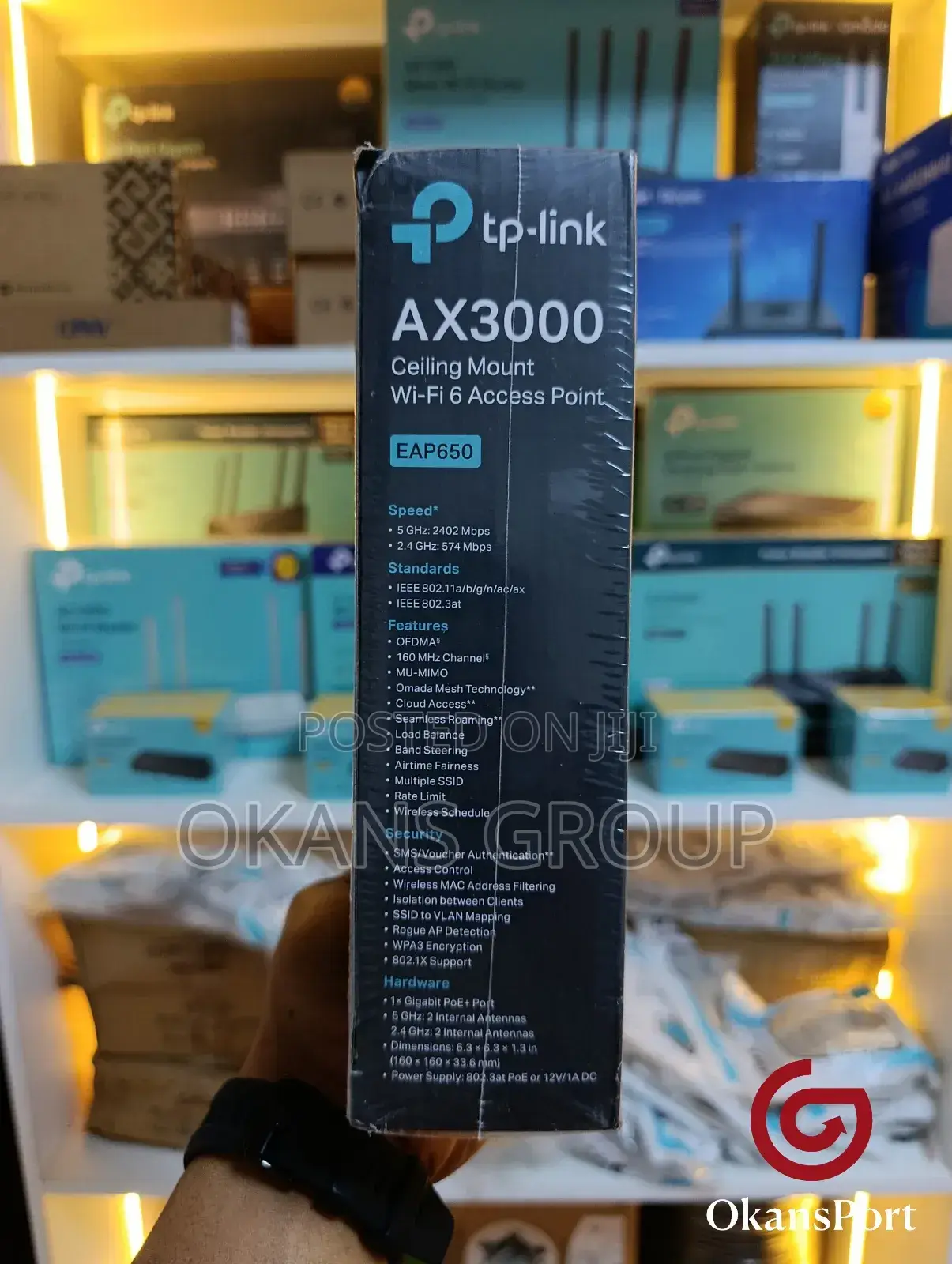 Tp-Link Access Point Eap650 Eap660 Eap670 Eap690 Wifi 6 Omada Wifi 7