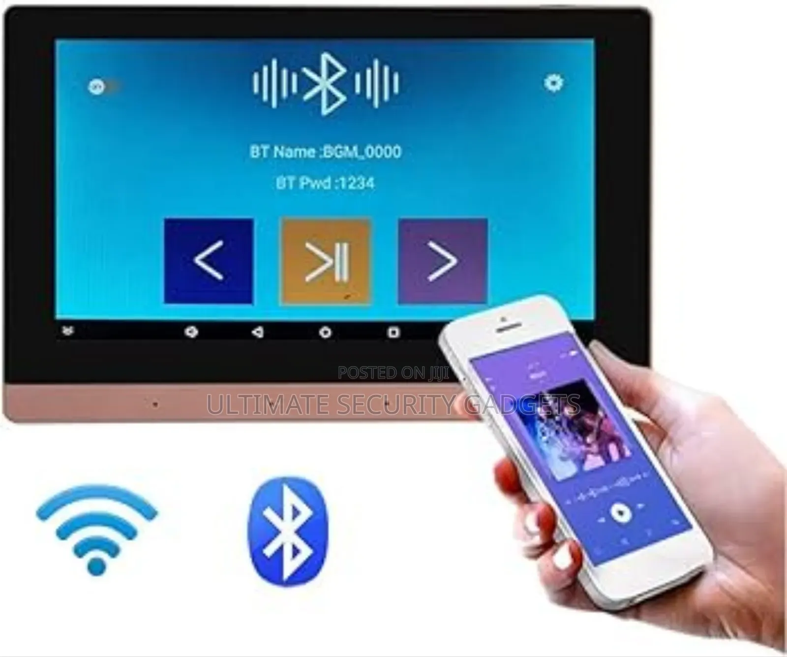 7 Inches Wifi Bluetooth Wall Smart Amplifier(2 Zone)