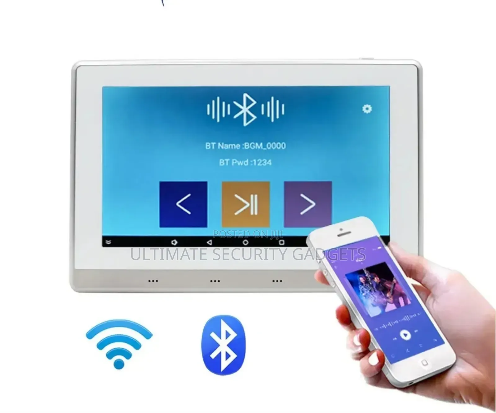 7 Inches Wifi Bluetooth Wall Smart Amplifier(2 Zone)
