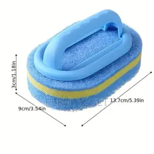 Sponge Eraser Tub and Tile Cleaner With Handle - Powerful Scrubber