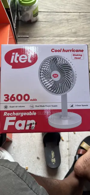 Itel Rechargeable Fan,Ifr-D721,3600mah
