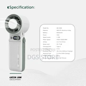 Green Lion Coolio Portable Fan 10w