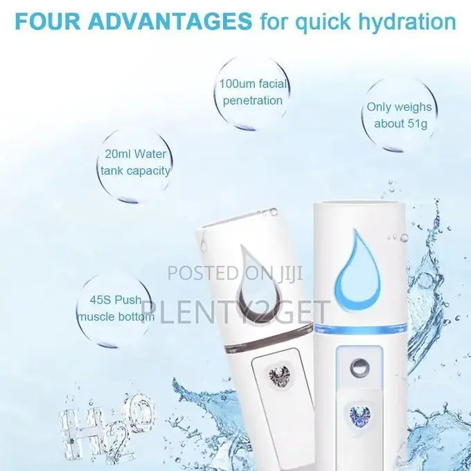 Mini Portable Handheld Usb Facial Steamer, Moisturizing Beauty Device